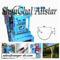 Rain gutter roll forming machinery